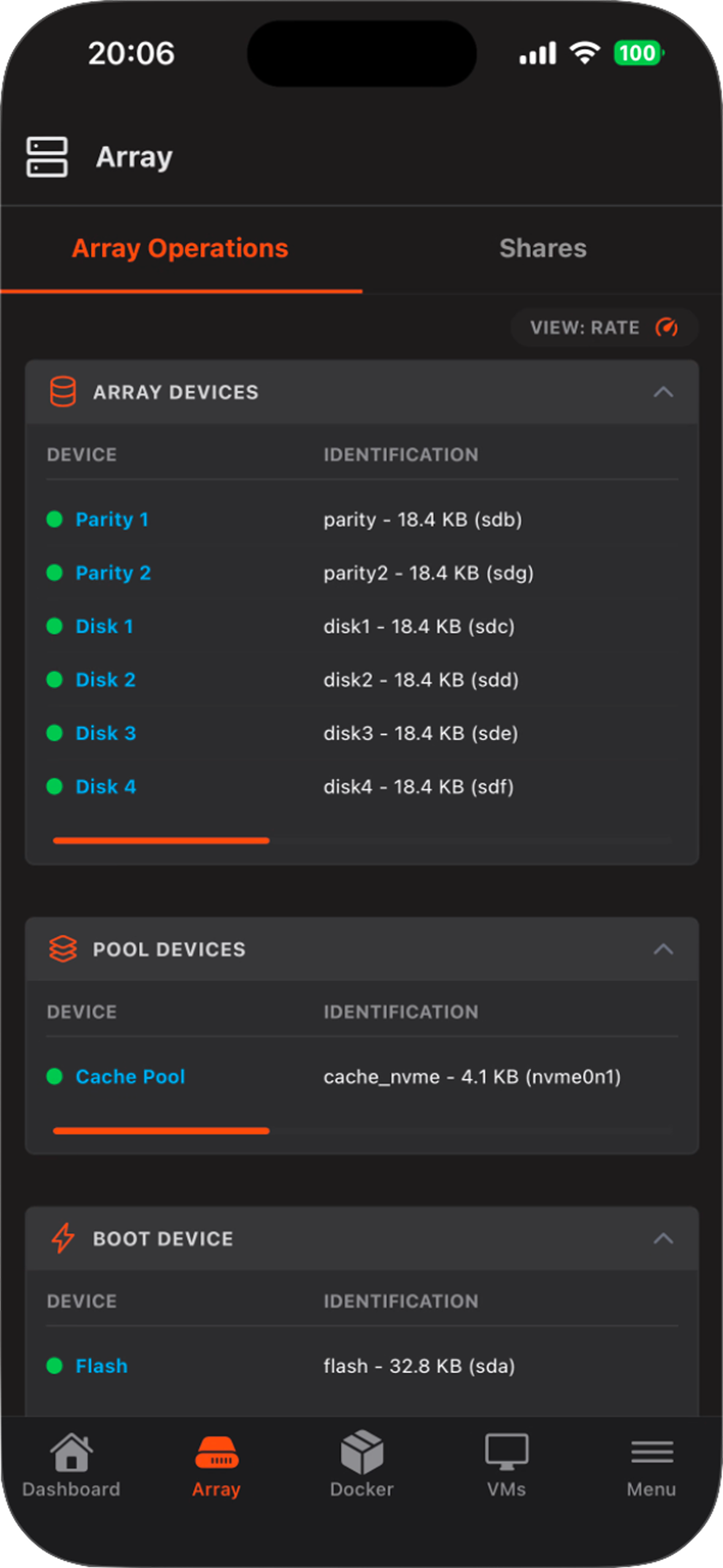 Disk Array Management Preview